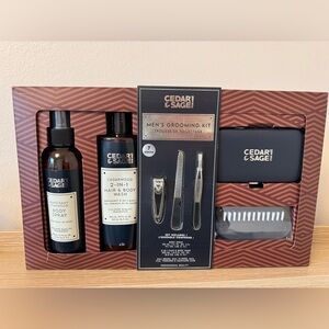 Men's Grooming Kit - Black and Brown
